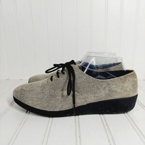 FitFlop F-Pop Oxford Comfort Shoes D152